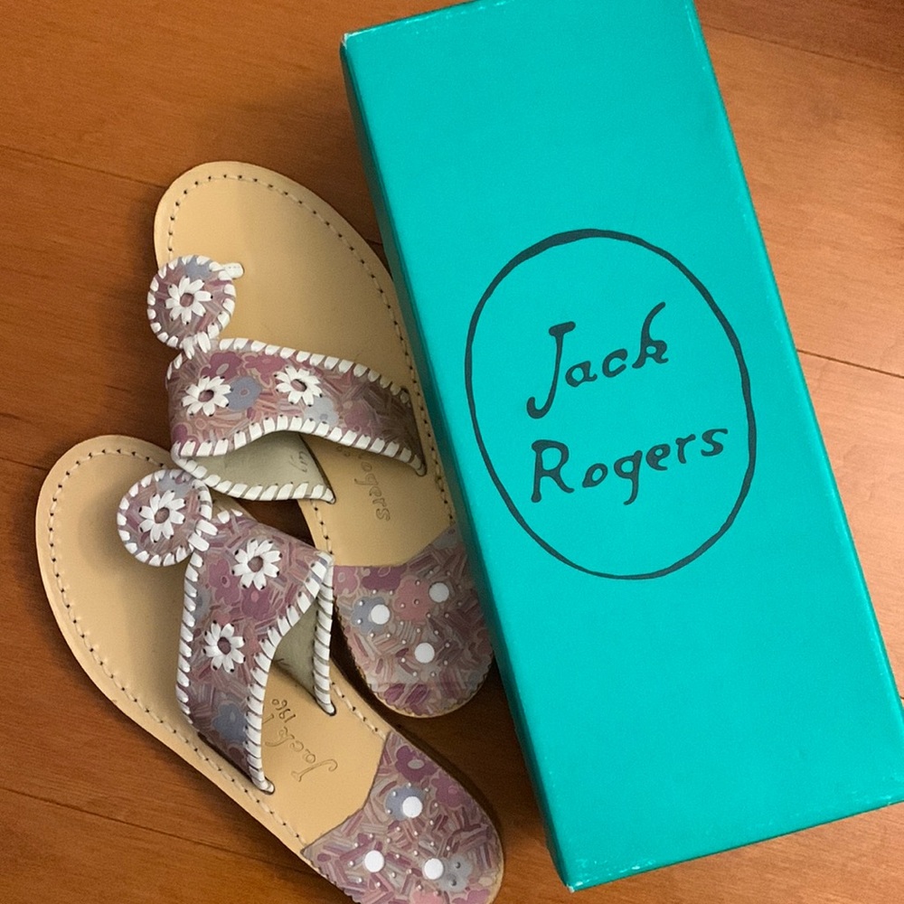 Jack Rogers NEW Lilac sandals